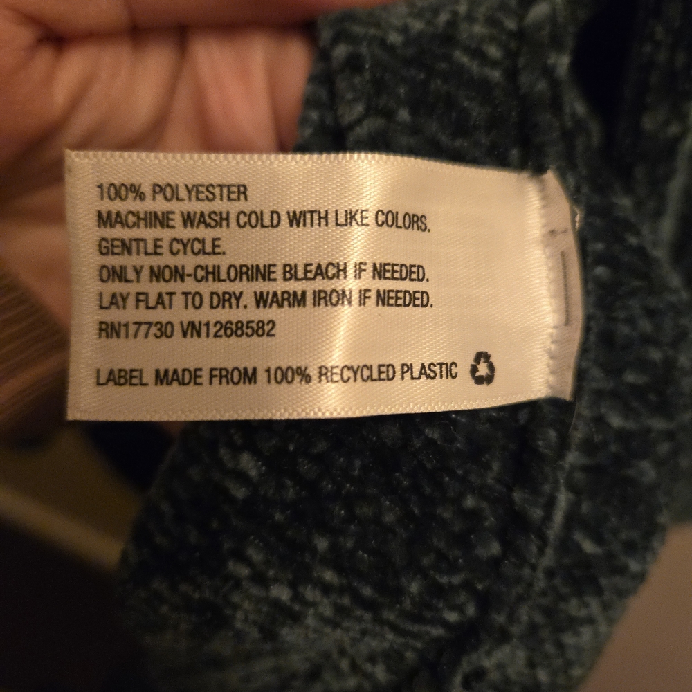 Ava & Viv Plus Size Open Front Cardigan Dark Emerald Green Chenille Size 1X - Picture 7 of 7